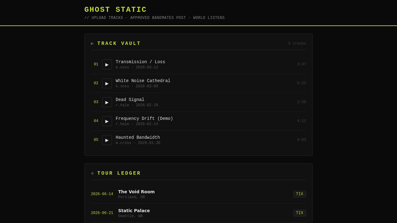 Ghost Static
